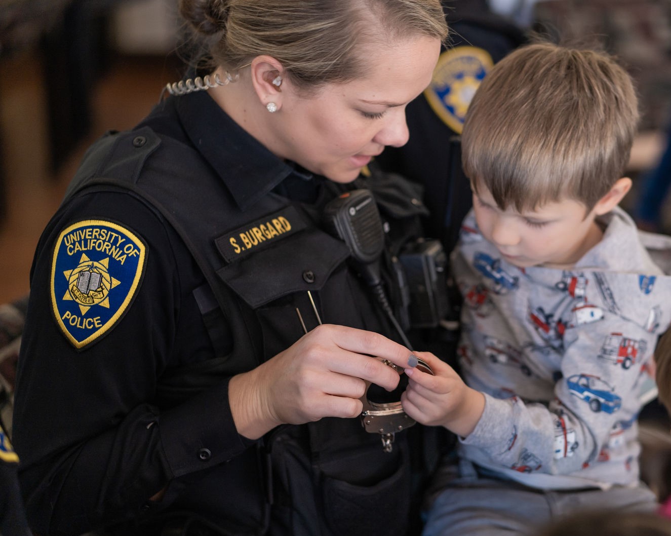 Police Officer with Child